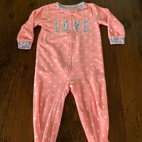 Bundle of 10 Girls Carter’s Sleepers - Picture 7 of 12